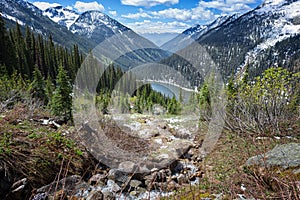 Gibson Lake in Kokanee Glacier Provincial Park, British Columbia, Canada