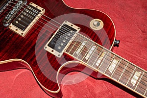 Gibson Les Paul american standard electric guitar in red