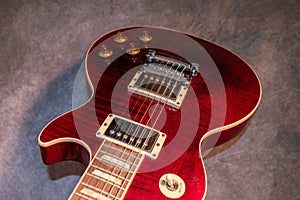 Gibson Les Paul american standard electric guitar in red