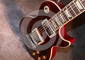 Gibson Les Paul american standard electric guitar in red