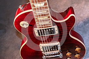 Gibson Les Paul american standard electric guitar in red