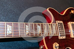 Gibson Les Paul american standard electric guitar in red