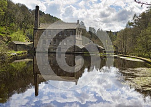 Gibson Mill in Hardcastle Crags nature park,