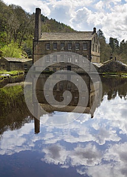 Gibson Mill in Hardcastle Crags nature park,