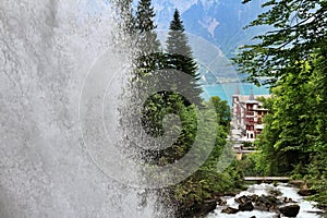 Giessbach waterfall