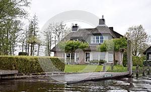 GIETHOORN, NATHERLANDS, April, 27, 2024, Beautiful village