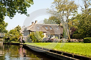 Giethoorn in The Netherlands