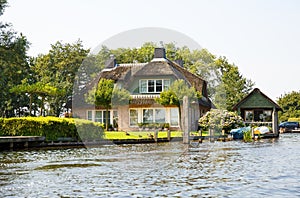 Giethoorn in The Netherlands