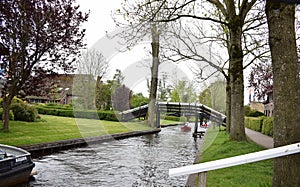 GIETHOORN, NETHERLANDS, April, 27, 2024, Beautiful village