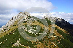 Giewont, landscape od Tatras Mountain in Poland