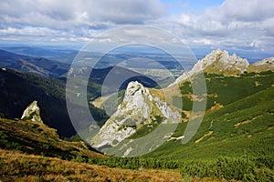 Giewont, landscape od Tatras Mountain in Poland