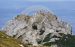 Giewont - one of the most popular peaks in the Polish Tatra Mountains