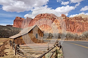 Gifford Farm Barn at Capitol Reef National Park