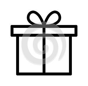 Gift box line icon
