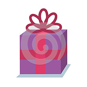 Gift birhtday present icon