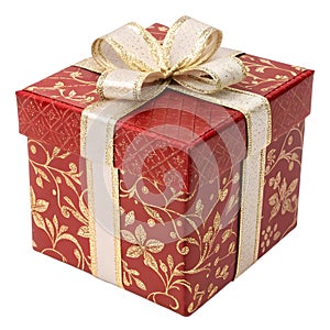 Gift Box 3D isolated on white background photo