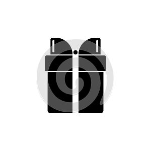 Gift Box Flat Vector Icon