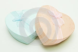 Gift Box - Heart shape with Ribbon