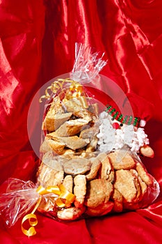 Gift box of Italian home made biscuits photo