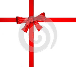 Gift box - red ribbon
