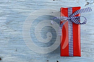 Gift box with ribbon