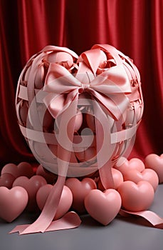 gift box with ribbon heart shaped gift box heart shaped chocolates