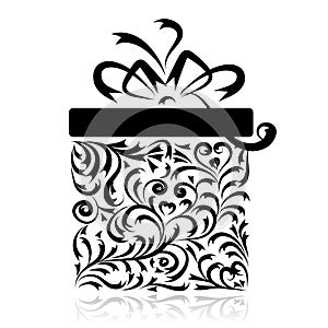 Gift box stylized for your design