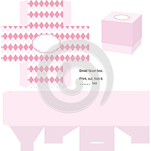 Gift box template