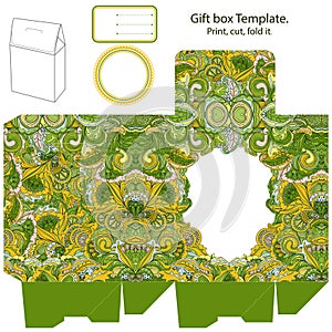 Gift box template