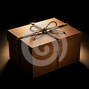 Gift Box with Twine Bow