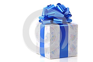 Gift box on white