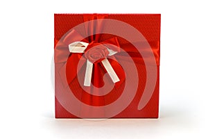 Gift box on white background