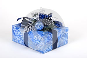 Gift box wrapped up