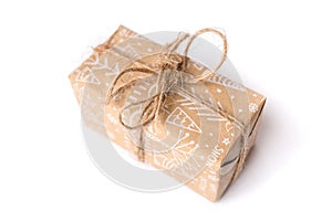 Gift boxe, gift on a white background isolated. Christmas gift