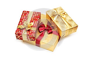 Gift boxes isolated