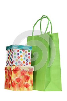 Gift Boxes and Shopping Bag
