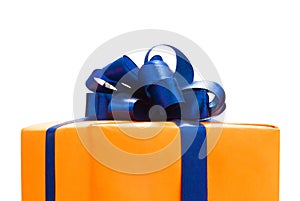 Gift boxes wrapped in Orange paper