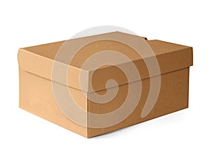 Gift Carboard Box isolated on white