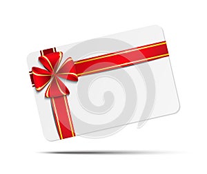 Gift card with empty space