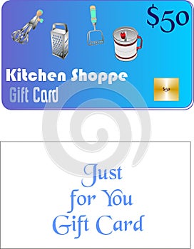 Gift card for the someone special...