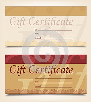 Gift certificate