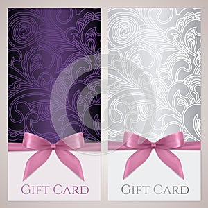 Gift certificate, gift card, Coupon template