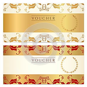 Gift certificate (Voucher, coupon) template