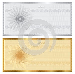 Gift certificate (Voucher, coupon) template photo