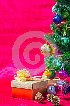 Gift and christmas ornaments