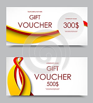 Gift company voucher template