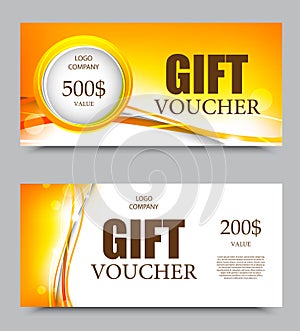 Gift company voucher template