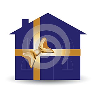 Gift house for advertising usage