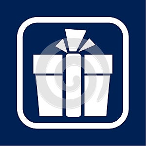 Gift icon, Gift box icon - Illustration