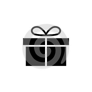 Gift icon . gift vector icon. birthday gift